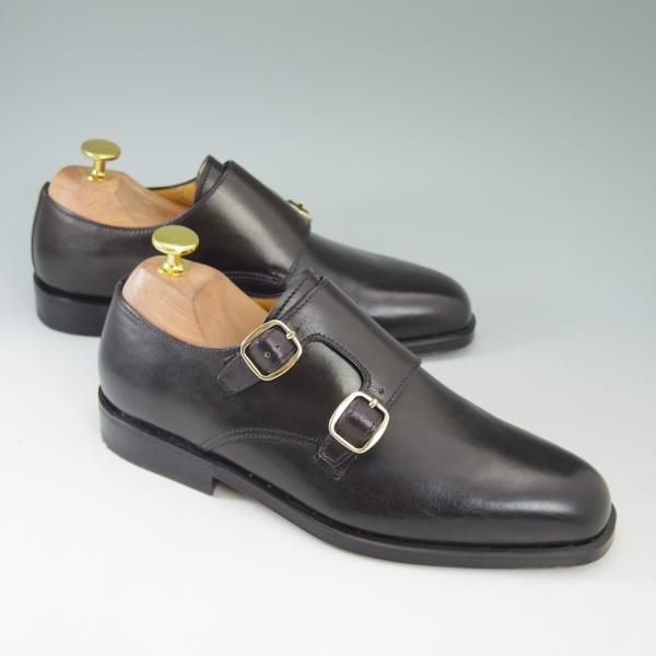 未使用★(伊)タニノクリスチー(レディース) SIZE 4【定価21.6万円★ブランド最後期のダブルモンク】ボーイズサイズ/TANINO CRISCI★b628