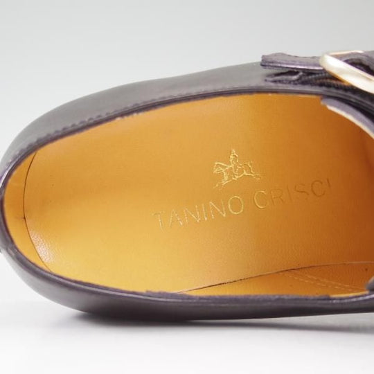 未使用★(伊)タニノクリスチー(レディース) SIZE 4【定価21.6万円★ブランド最後期のダブルモンク】ボーイズサイズ/TANINO CRISCI★b628