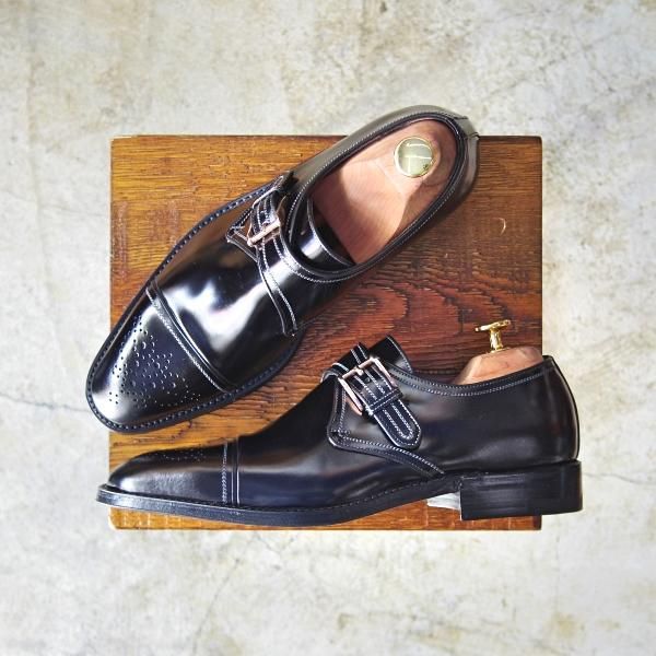 新品★(伊)アメデオ・テストーニ SIZE 5.5【定価19.1万円★最上級!!Amedeoライン/CUCITA RAPID】ブラックラピド製法/a.testoni★b632