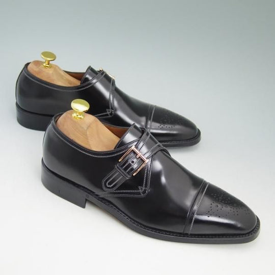 新品★(伊)アメデオ・テストーニ SIZE 5.5【定価19.1万円★最上級!!Amedeoライン/CUCITA RAPID】ブラックラピド製法/a.testoni★b632