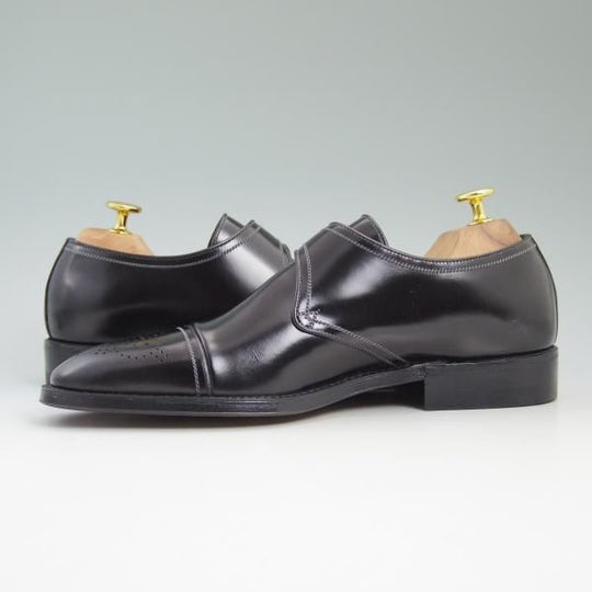 新品★(伊)アメデオ・テストーニ SIZE 5.5【定価19.1万円★最上級!!Amedeoライン/CUCITA RAPID】ブラックラピド製法/a.testoni★b632