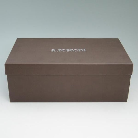 新品★(伊)アメデオ・テストーニ SIZE 5.5【定価19.1万円★最上級!!Amedeoライン/CUCITA RAPID】ブラックラピド製法/a.testoni★b632