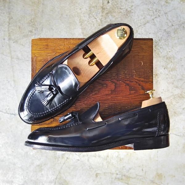 極美品★オールデン 9.5E【★コードバン/BROOKS BROTHERS別注】アバディーンラスト/06600/タッセルローファー/Alden★b640