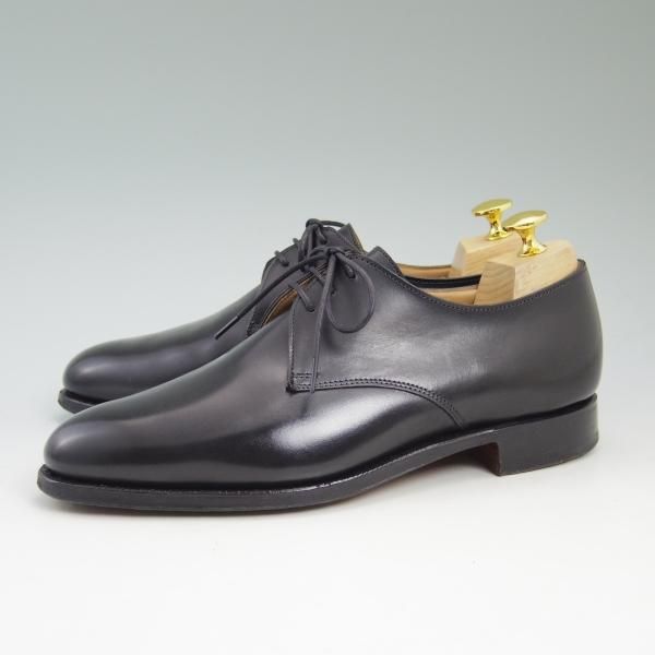 極美品★クロケット&ジョーンズ 6E【★ポールスミス コレクション別注/Paul Smith】317ラスト/Vフロント/プレーントゥCrockett&Jones★b643