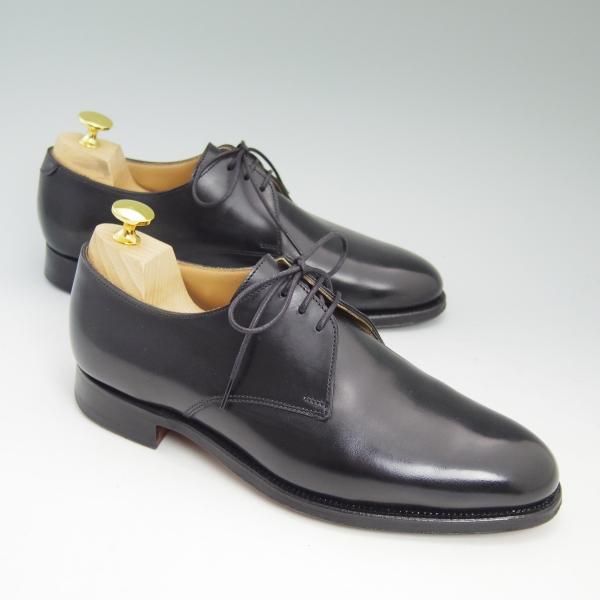 極美品★クロケット&ジョーンズ 6E【★ポールスミス コレクション別注/Paul Smith】317ラスト/Vフロント/プレーントゥCrockett&Jones★b643