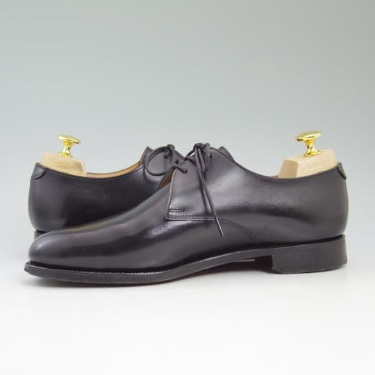 極美品★クロケット&ジョーンズ 6E【★ポールスミス コレクション別注/Paul Smith】317ラスト/Vフロント/プレーントゥCrockett&Jones★b643