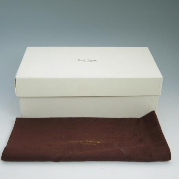 極美品★クロケット&ジョーンズ 6E【★ポールスミス コレクション別注/Paul Smith】317ラスト/Vフロント/プレーントゥCrockett&Jones★b643