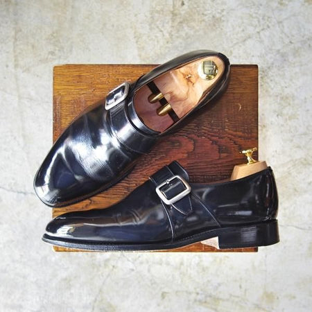 極上★チャーチ 75G/UK7.5【★ウェストバリー/WESTBURY】173ラスト/ポリッシュドバインダーカーフ/モンクストラップ/Church's★b646