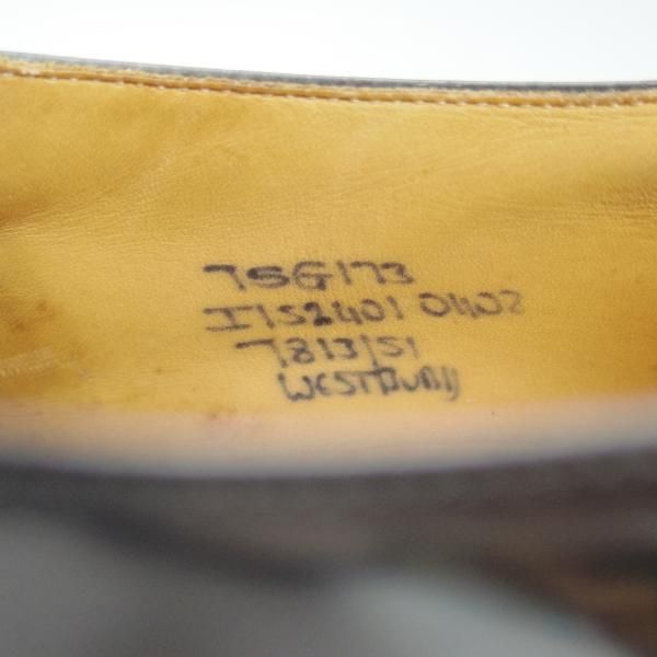 極上★チャーチ 75G/UK7.5【★ウェストバリー/WESTBURY】173ラスト/ポリッシュドバインダーカーフ/モンクストラップ/Church's★b646