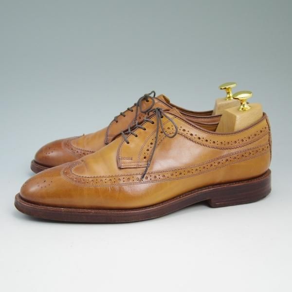 極上★(米)アレンエドモンズ 8E【★ラルフローレン別注/Ralph Lauren】ロングウィング/カーフ/茶/メンズ/ALLEN EDMONDS★b648