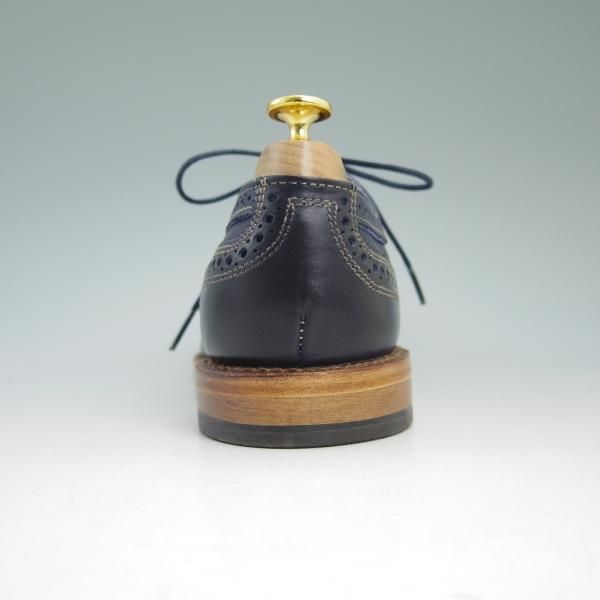 新品★(米)アレンエドモンズ 8D【オイルドレザー仕様★SHIPS/シップス別注】Neumok/フルブローグ/紺/ALLEN EDMONDS★b649