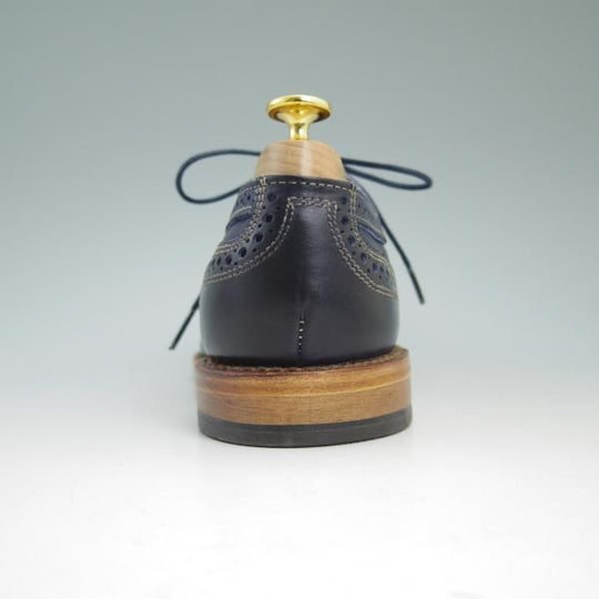 新品★(米)アレンエドモンズ 8D【オイルドレザー仕様★SHIPS/シップス別注】Neumok/フルブローグ/紺/ALLEN EDMONDS★b649