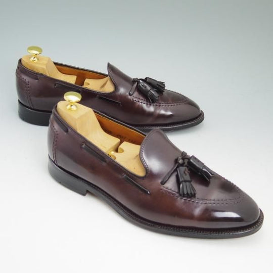 美品★オールデン 9.5D【★コードバン/BROOKS BROTHERS】アバディーンラスト/06601/ブルックスブラザーズ/タッセルローファー/Alden★b650