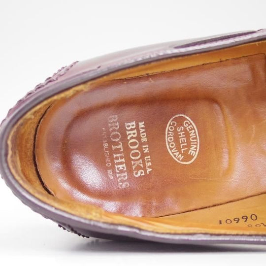 美品★オールデン 9.5D【★コードバン/BROOKS BROTHERS】アバディーンラスト/06601/ブルックスブラザーズ/タッセルローファー/Alden★b650