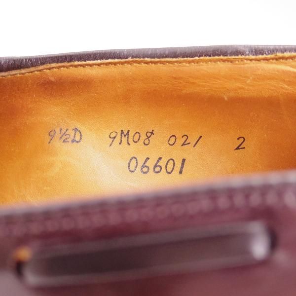 美品★オールデン 9.5D【★コードバン/BROOKS BROTHERS】アバディーンラスト/06601/ブルックスブラザーズ/タッセルローファー/Alden★b650