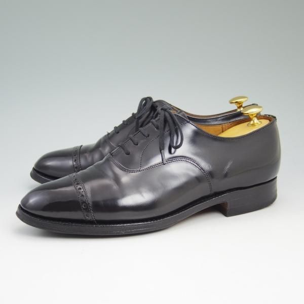 ★チャーチ 65F/UK6.5【旧★チャーチ/3都市ロゴ/ブックバインダーカーフ】84ラスト/Barcroft/パンチドキャップトゥ/Church's★b656