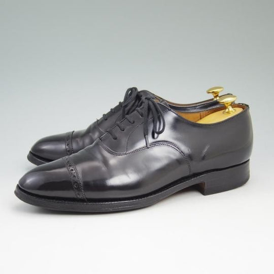 ★チャーチ 65F/UK6.5【旧★チャーチ/3都市ロゴ/ブックバインダーカーフ】84ラスト/Barcroft/パンチドキャップトゥ/Church's★b656