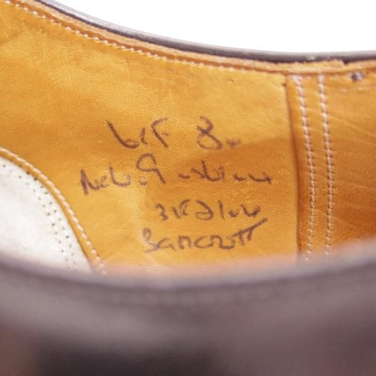 ★チャーチ 65F/UK6.5【旧★チャーチ/3都市ロゴ/ブックバインダーカーフ】84ラスト/Barcroft/パンチドキャップトゥ/Church's★b656