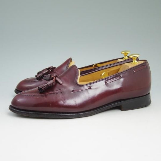 ★チャーチ 95F/UK9.5【旧★チャーチ/ブックバインダーカーフ】3都市ロゴ/93ラスト/KEATS/キーツ/タッセルローファー/Church's★b658