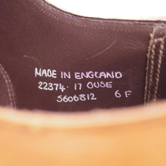 極上★(英)グレンソン 6F【★ストレートチップ/OUSE/ウーズ】22374/17/5606812/カーフ/GRENSON★b659