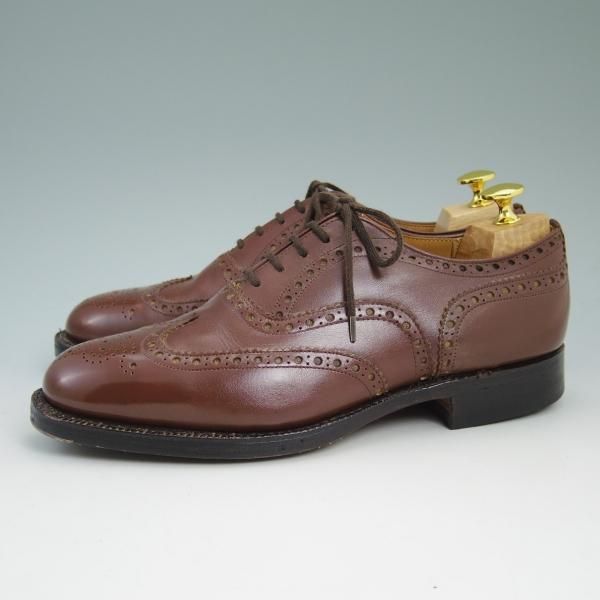 極上★チャーチ 65G/UK6.5【過渡期★旧チャーチのバーウッド】3都市ロゴ〜4都市ロゴ/81ラスト/フルブローグ/BURWOOD/Church's★b672