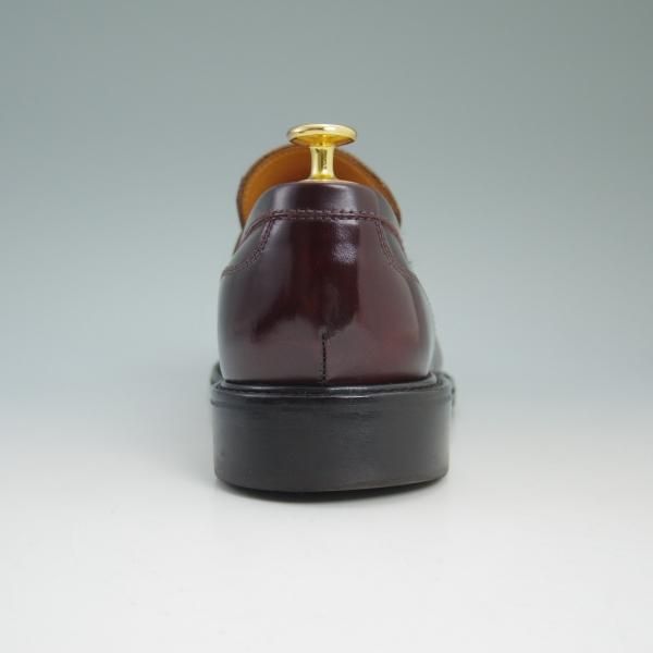 極美品★ヤンコ SIZE 7【★馬革/ホースレザー仕様】バーガンディー/OSLO/コインローファー/24800/939/83301011/HORSE/YANKO★b673