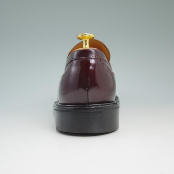 極美品★ヤンコ SIZE 7【★馬革/ホースレザー仕様】バーガンディー/OSLO/コインローファー/24800/939/83301011/HORSE/YANKO★b673