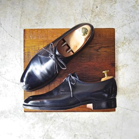 極上★クロケット＆ジョーンズ 5.5E【★(英)ポールセンスコーン別注/Poulsen Skone】Vフロント/プレーントゥ/Crockett＆Jones★b675