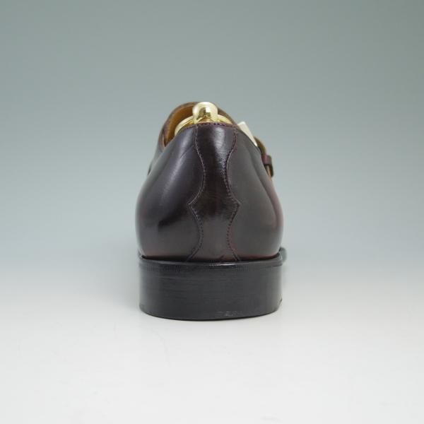 極上★(伊)ナポリターノ ラケーレ SIZE 7【★定価15万円程度】バーガンディー/モンクストラップ/NAPOLITANO RACHELE★b677