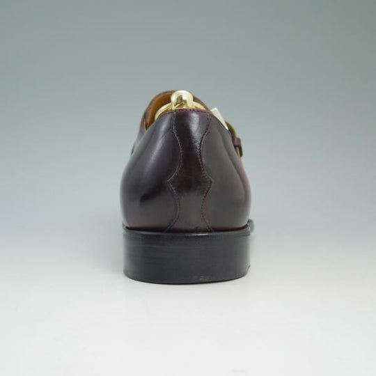 極上★(伊)ナポリターノ ラケーレ SIZE 7【★定価15万円程度】バーガンディー/モンクストラップ/NAPOLITANO RACHELE★b677