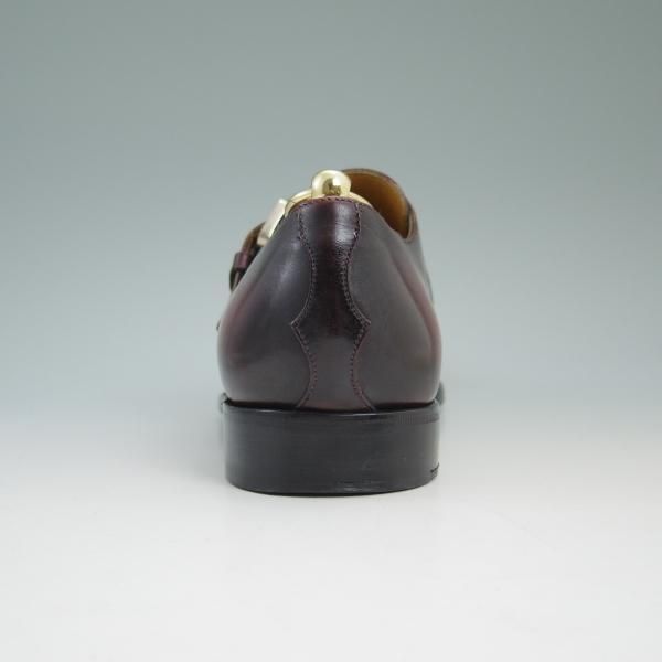 極上★(伊)ナポリターノ ラケーレ SIZE 7【★定価15万円程度】バーガンディー/モンクストラップ/NAPOLITANO RACHELE★b677