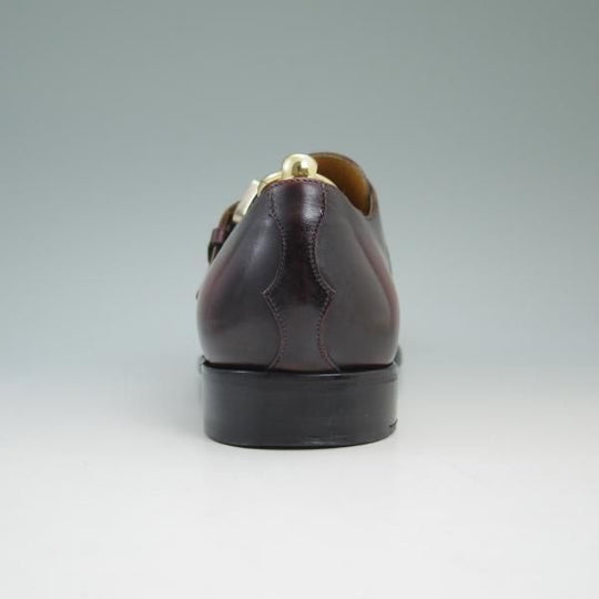 極上★(伊)ナポリターノ ラケーレ SIZE 7【★定価15万円程度】バーガンディー/モンクストラップ/NAPOLITANO RACHELE★b677