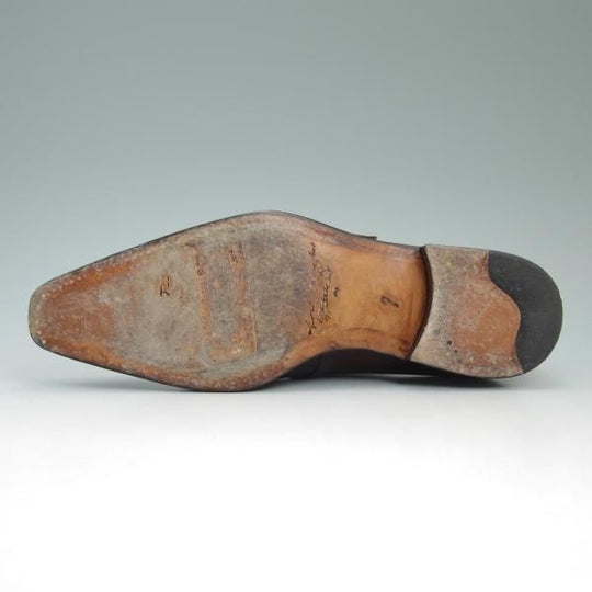 極上★(伊)ナポリターノ ラケーレ SIZE 7【★定価15万円程度】バーガンディー/モンクストラップ/NAPOLITANO RACHELE★b677