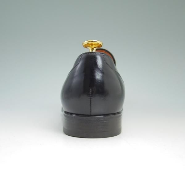 極美品★(伊)サントーニ SIZE 5【★ローファー/カーフ】スリッポン/Santoni★b678