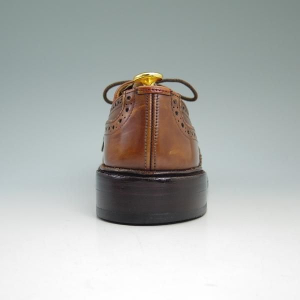 極上★トリッカーズ SIZE 8【★BOURTON/バートン/M5633】カントリーシューズ/短靴/フルブローグ/Tricker's★b681