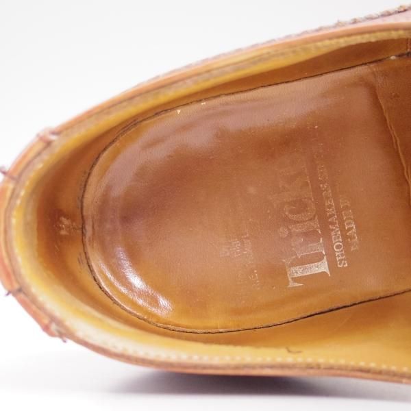 極上★トリッカーズ SIZE 8【★BOURTON/バートン/M5633】カントリーシューズ/短靴/フルブローグ/Tricker's★b681