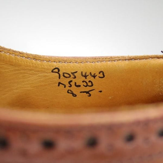 極上★トリッカーズ SIZE 8【★BOURTON/バートン/M5633】カントリーシューズ/短靴/フルブローグ/Tricker's★b681