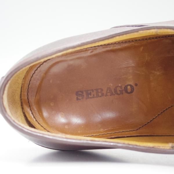 極上★(米)セバゴ SIZE 8.5【★上級!!グッドイヤーウェルテッド製法】/B-20352/スコッチグレイン/Uチップ/エプロンフロント/SEBAGO★b682