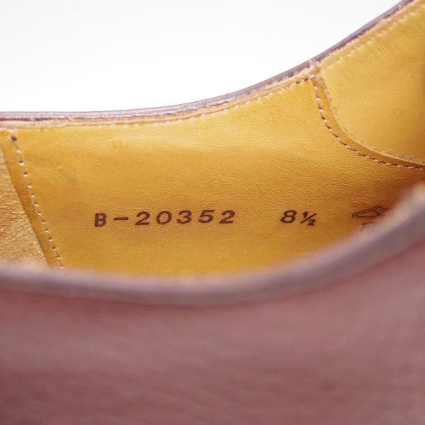 極上★(米)セバゴ SIZE 8.5【★上級!!グッドイヤーウェルテッド製法】/B-20352/スコッチグレイン/Uチップ/エプロンフロント/SEBAGO★b682