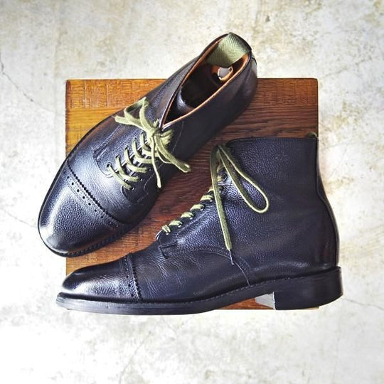 極上★(英)サンダース 7E【★ミリタリーコレクション】ブーツ/8946BG/コマンドソール/SANDERS★b683