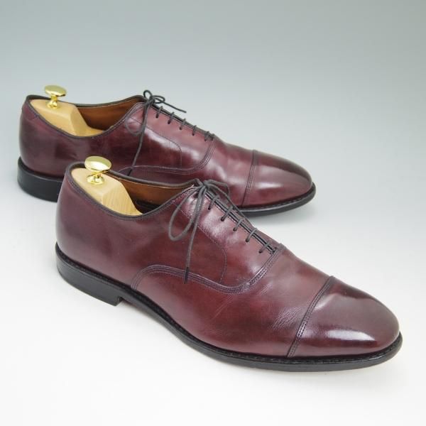 極上★(米)アレンエドモンズ 11EEE【定価￥75,900-★パークアベニュー/Park Avenue】ストレートチップ/カーフ/赤茶/ALLEN EDMONDS★b687