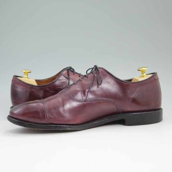 極上★(米)アレンエドモンズ 11EEE【定価￥75,900-★パークアベニュー/Park Avenue】ストレートチップ/カーフ/赤茶/ALLEN EDMONDS★b687