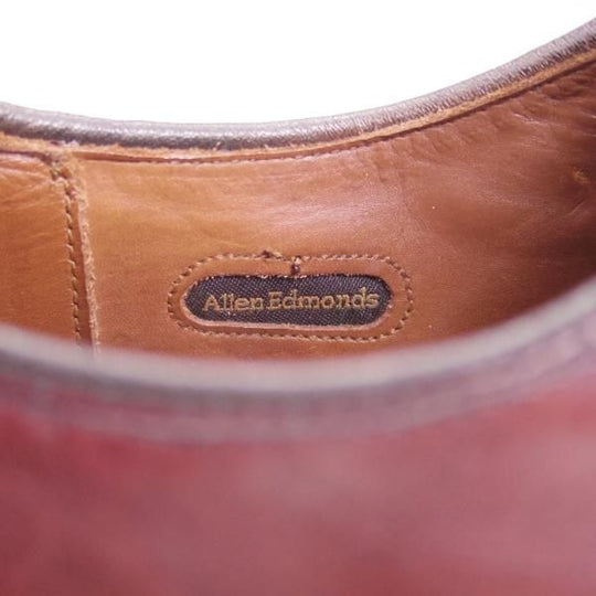 極上★(米)アレンエドモンズ 11EEE【定価￥75,900-★パークアベニュー/Park Avenue】ストレートチップ/カーフ/赤茶/ALLEN EDMONDS★b687