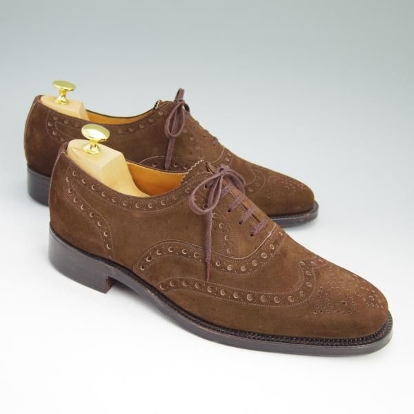 新品★(英)グレンソン 8FX【★超希少!!カバ革/GENUINE HIPPO】デッドストック品/6029-22/ビンテージ/フルブローグ/GRENSON★b689