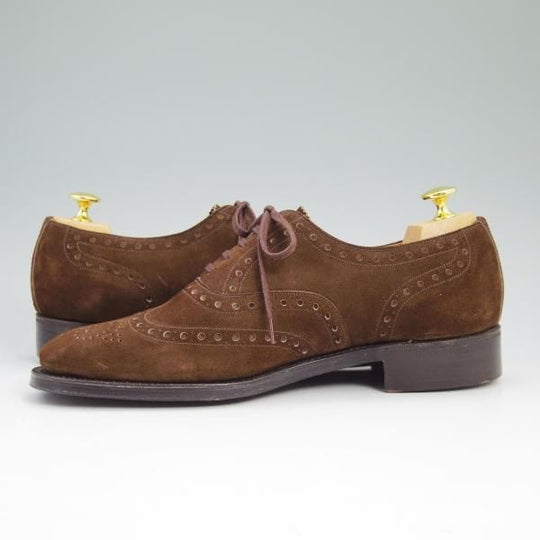 新品★(英)グレンソン 8FX【★超希少!!カバ革/GENUINE HIPPO】デッドストック品/6029-22/ビンテージ/フルブローグ/GRENSON★b689