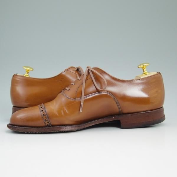 極上★チャーチ 60F/UK6【★3都市〜4都市ロゴ過渡期/旧チャーチ】サンダルウッド/84ラスト/BARCROFT/ブックバインダーカーフChurch's★b690