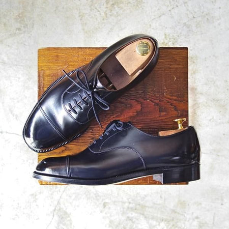 極美品★チャーチ 75F/UK7.5【★超希少!!2都市ロゴ/82ラスト/Messenger】旧チャーチ/メッセンジャー/ストレートチップ/Church's★b691