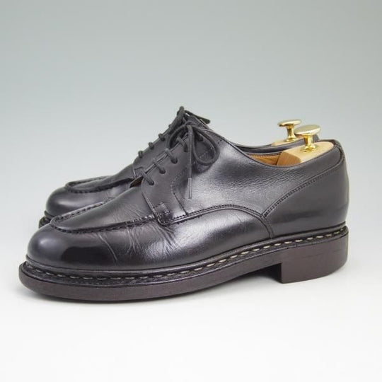 極上★パラブーツ SIZE 6【★旧ロゴ/CHAMBORD/シャンボード】リスレザー/NOIR/TEXソール/Uチップ/Paraboot★b692