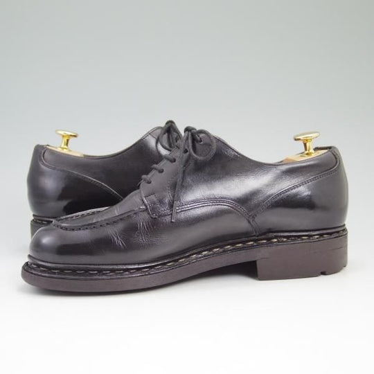 極上★パラブーツ SIZE 6【★旧ロゴ/CHAMBORD/シャンボード】リスレザー/NOIR/TEXソール/Uチップ/Paraboot★b692