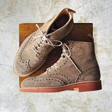 新品★クロケット＆ジョーンズ 5.5E【★スカイ/SKYE】335ラスト/スエード/カントリーブーツ/Crockett＆Jones★b696